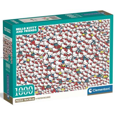 Hello Kitty overalt, 1000 brikker