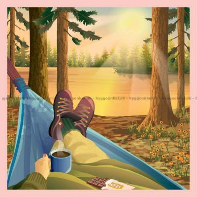 Hengekøye ved innsjøen, 500 brikker