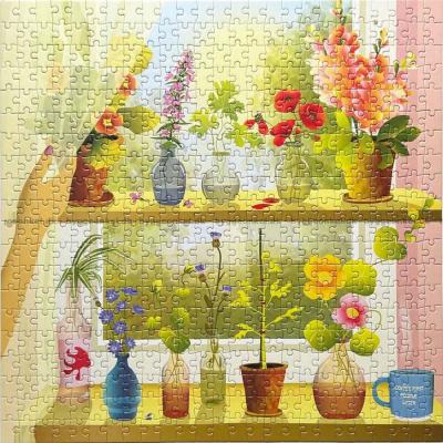 Bilde av Vinduskarmens blomsterliv, 500 brikker