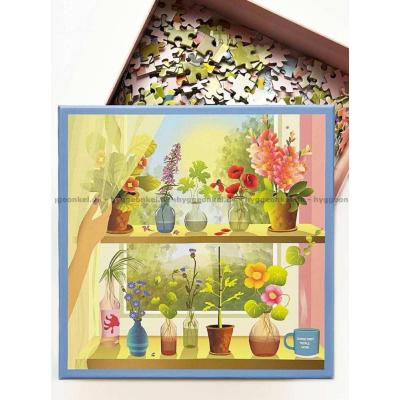 Bilde av Vinduskarmens blomsterliv, 500 brikker