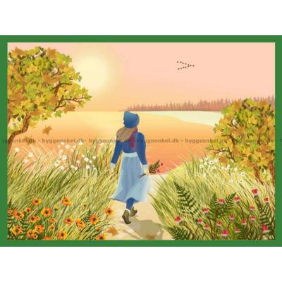 Plukker blomster om høsten, 300 brikker