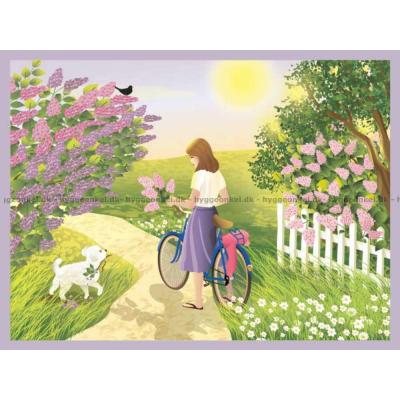 Vårstemning på sykkelturen, 300 brikker