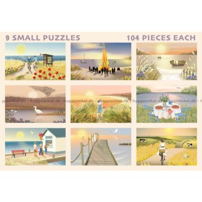 Sommerminner, 9 i 1, 104 brikker
