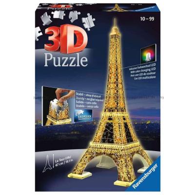 3D: Eiffeltårnet - Natt, 216 brikker