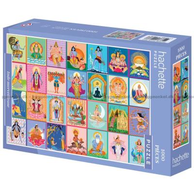 India: Hinduistiske guder, 1000 brikker