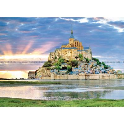 Bilde av Frankrike: Mont Saint-Michel, 1000 brikker