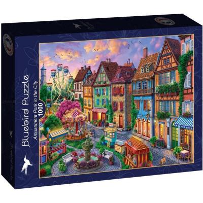 Sommerkveld på byens torg, 1000 brikker