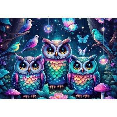 Uglenes drømmehage, 1000 brikker