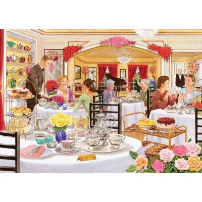 Bilde av Hall: Kake og te i salongen, 500 brikker