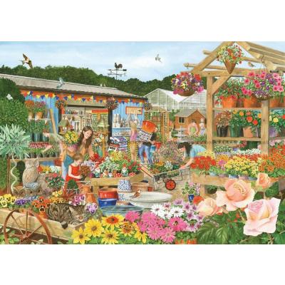 Bilde av Hall: Blomsterdrøm i hagesenteret, 1000 brikker
