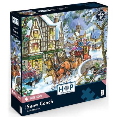 Stapleton: Hestekjøring i snøen, 500 brikker