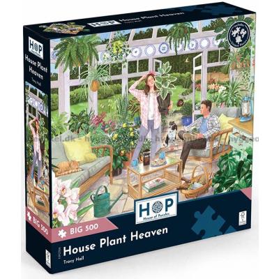 Hall: Stille stund blant planter, 500 brikker