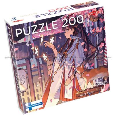 Vårkveld under kirsebærtreet, 200 brikker