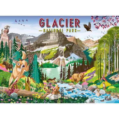 Bilde av USA: Glacier nasjonalpark, 500 brikker