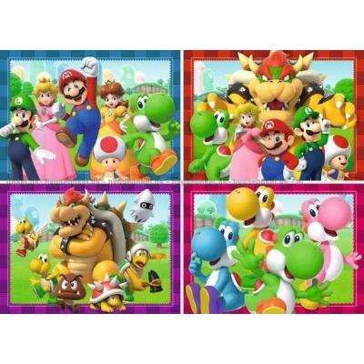 Bilde av Super Mario, 4x100 brikker
