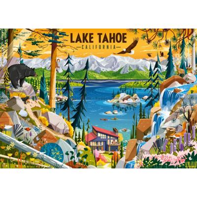 Bilde av California: Lake Tahoe, 1000 brikker