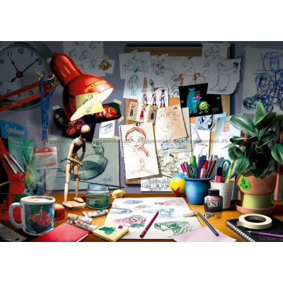 Bilde av Disney: Pixar - Kreativitet på tegnebrettet, 1000 brikker