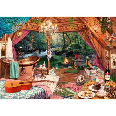 Bilde av Read: Glamping i tretopphytten, 500 brikker
