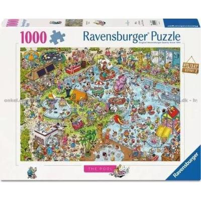 Moro ved svømmebassenget, 1000 brikker