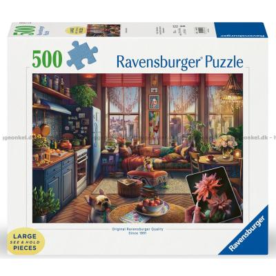 Utsikt over byen, 500 brikker