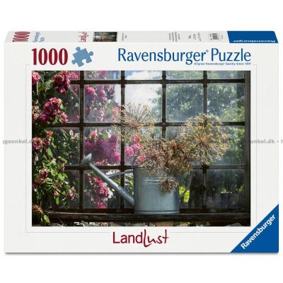 Blomsterdrøm ved vinduet, 1000 brikker