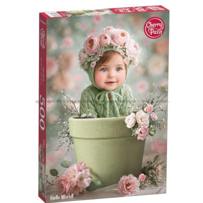 Vårbarn i potte, 500 brikker