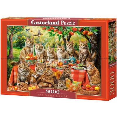 Kattepiknik under trærne, 3000 brikker