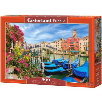 Venezia: Rialtobroen i solskinn, 500 brikker