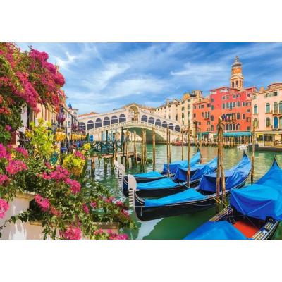 Bilde av Venezia: Rialtobroen i solskinn, 500 brikker