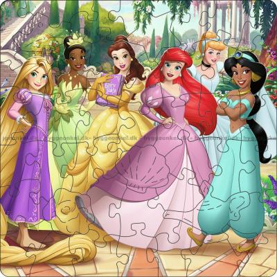 Bilde av Disney-prinsesser - Trepuslespill, 44 brikker