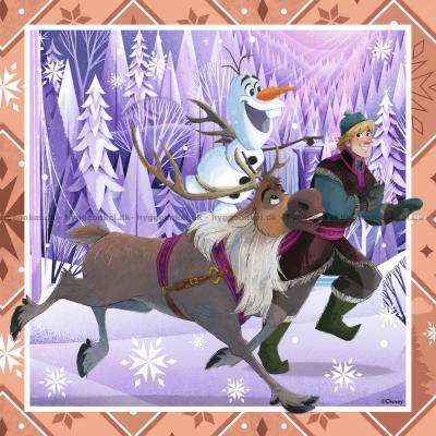 Bilde av Disney: Frost - Magisk vennskap, 3x49 brikker