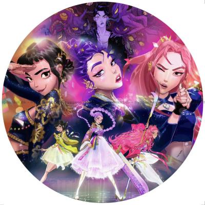 Bilde av KPop Demon Hunters - Rundt puslespill, 500 brikker