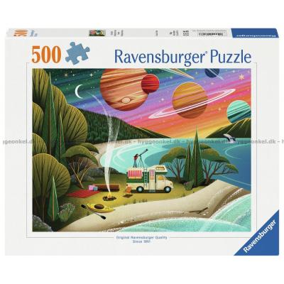 Stjernehimmel over camperen, 500 brikker