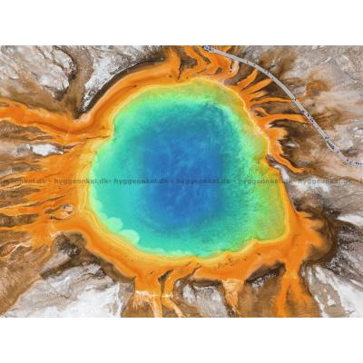 Bilde av USA: Yellowstone nasjonalpark - Grand Prismatic Spring, 1500 brikker