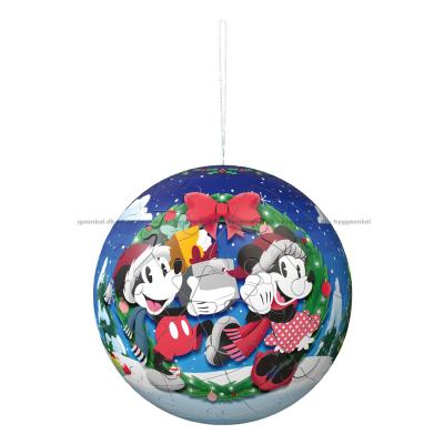 Bilde av 3D: Disney - julekuler, 4x54 brikker