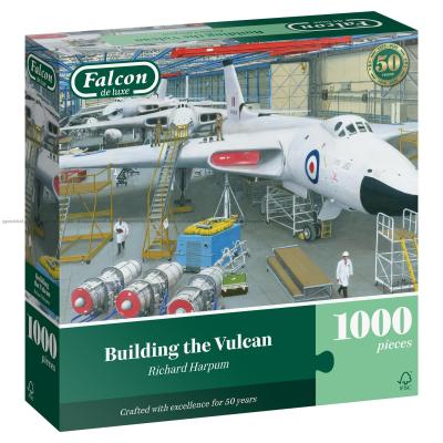 Avro Vulcan i hangaren, 1000 brikker