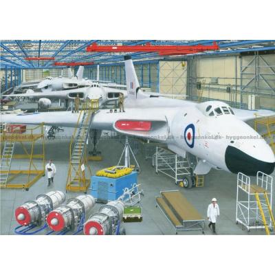 Bilde av Avro Vulcan i hangaren, 1000 brikker