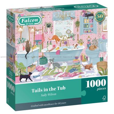 Ballade på badet, 1000 brikker