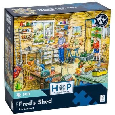 Cresswell: Vår i hageskuret, 500 brikker