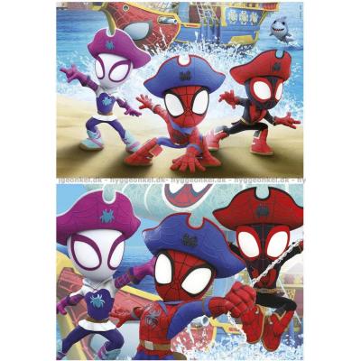 Bilde av Marvel: Spidey og hans fantastiske venner - Waterwebs, 2x20 brikker