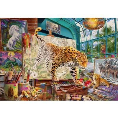 Bilde av Krasny: Leopardens atelier, 1000 brikker