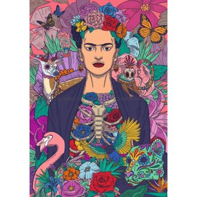 Bilde av Frida Kahlos fargerike univers, 1000 brikker