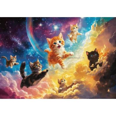 Bilde av Katter i galaksen, 500 brikker