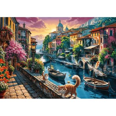 Bilde av Kattene ved kanalen, 1000 brikker