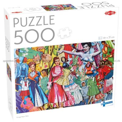 Klassiske påkledningsdukker, 500 brikker