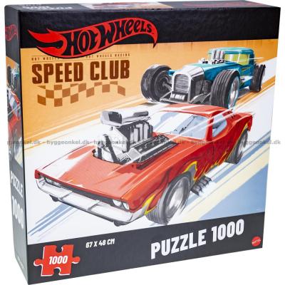 Hot Wheels: Full fart på banen, 1000 brikker