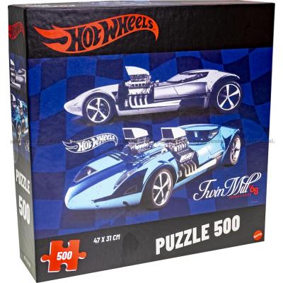 Hot Wheels: Motorbrøl og fart, 500 brikker