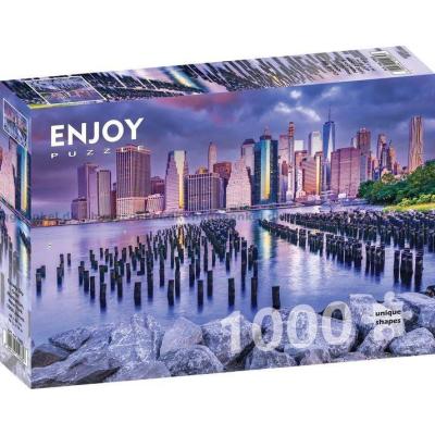 Bilde av Kveldslys over Manhattan, 1000 brikker