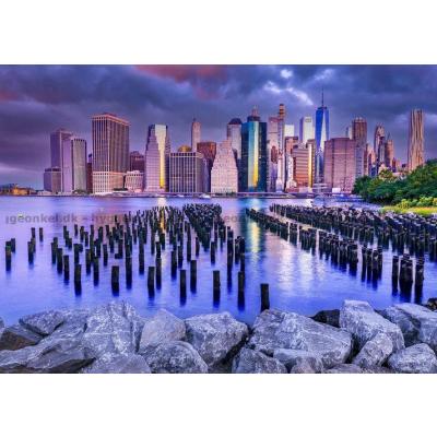 Bilde av Kveldslys over Manhattan, 1000 brikker