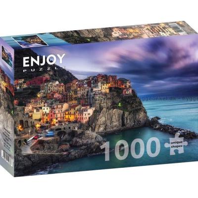 Bilde av Cinque Terre: Kveldslys over Manarola, 1000 brikker